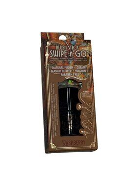 Ioni Blush Stick Swipe N Go Raspberry Warm Pink Creamy Natural Finish New